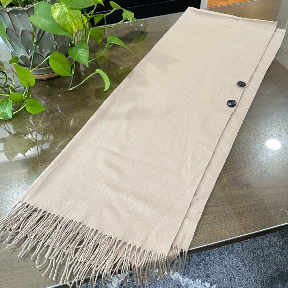 Magic Scarf cashmere feel scarf, tan